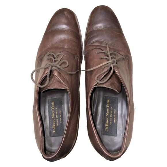 To Boot New York Adam Derrick Brown Leather Oxford Shoes    Size: 10 main image 6